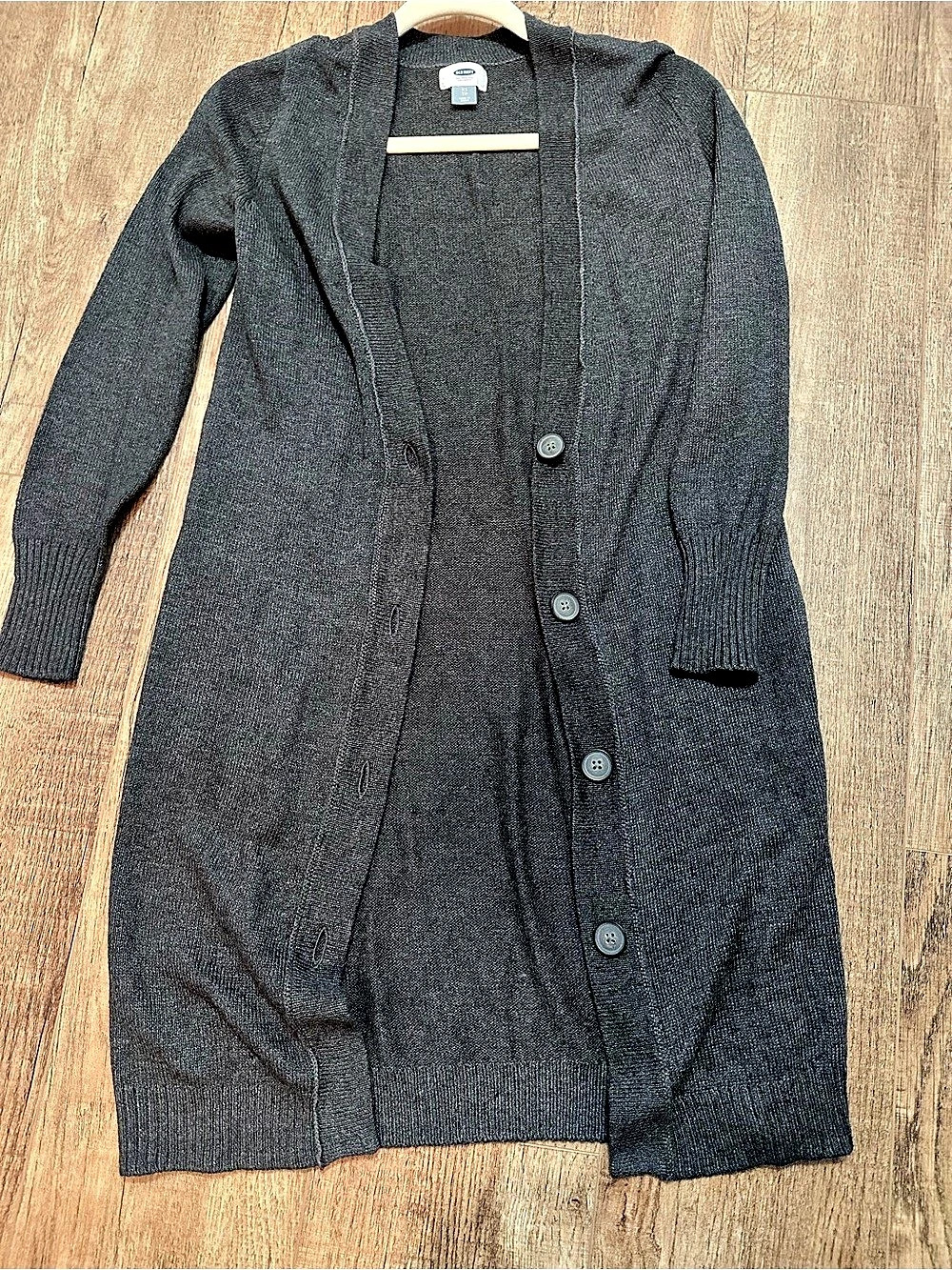 Old Navy Long Cardigan Gray Size XS